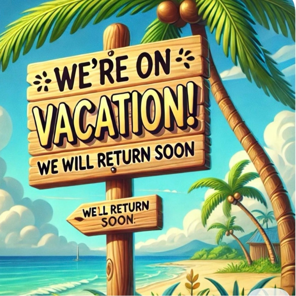 Tropical Vacation Sign Decor